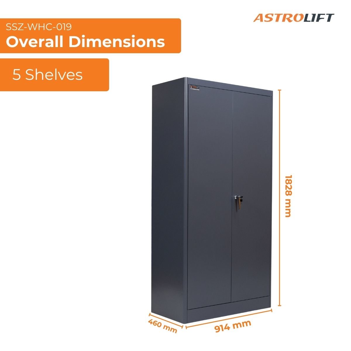 Buy Steel Storage Cabinet  in Storage / Stillage available at Astrolift NZ